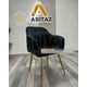 thumbnail image 2 of Poltrona Sitial Murano Con Patas Doradas - Negro, 2 of 3