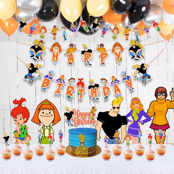Artículos de fiesta Fiesta de cumpleaños con temática de Johnny Bravo de Seyal®