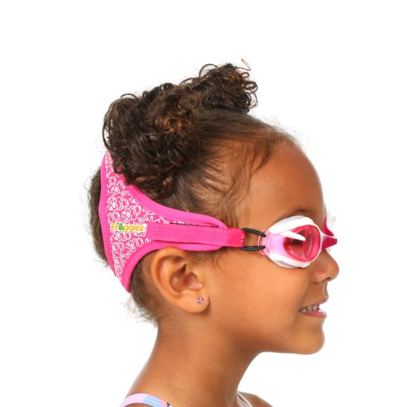 Gafas de natación Frogglez sin dolor para niños menores de 10 años, color azul