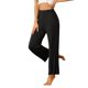 thumbnail image 4 of INSPIRE CHIC Pantalones de pijama de algodón para mujer, suaves y transpirables, pantalones de dormir con bolsillos y cintura elástica 2XL 2pack Negro, 4 of 6