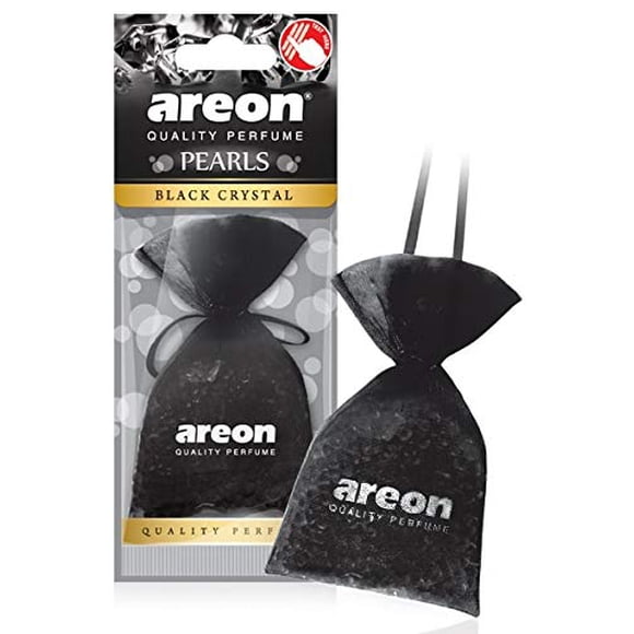 Ambientador AREON Pearls Black Crystal, paquete de 3