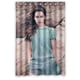 thumbnail image 1 of Cortina de ducha con diseño de la actriz sexy Emilia Clark, juego de cortinas de baño con ganchos, tamaño 48 x 72 pulgadas, 1 of 3