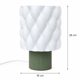 thumbnail image 3 of Lámpara LED Decorativa 3D Textura Escamas Blanco Verde, 3 of 3