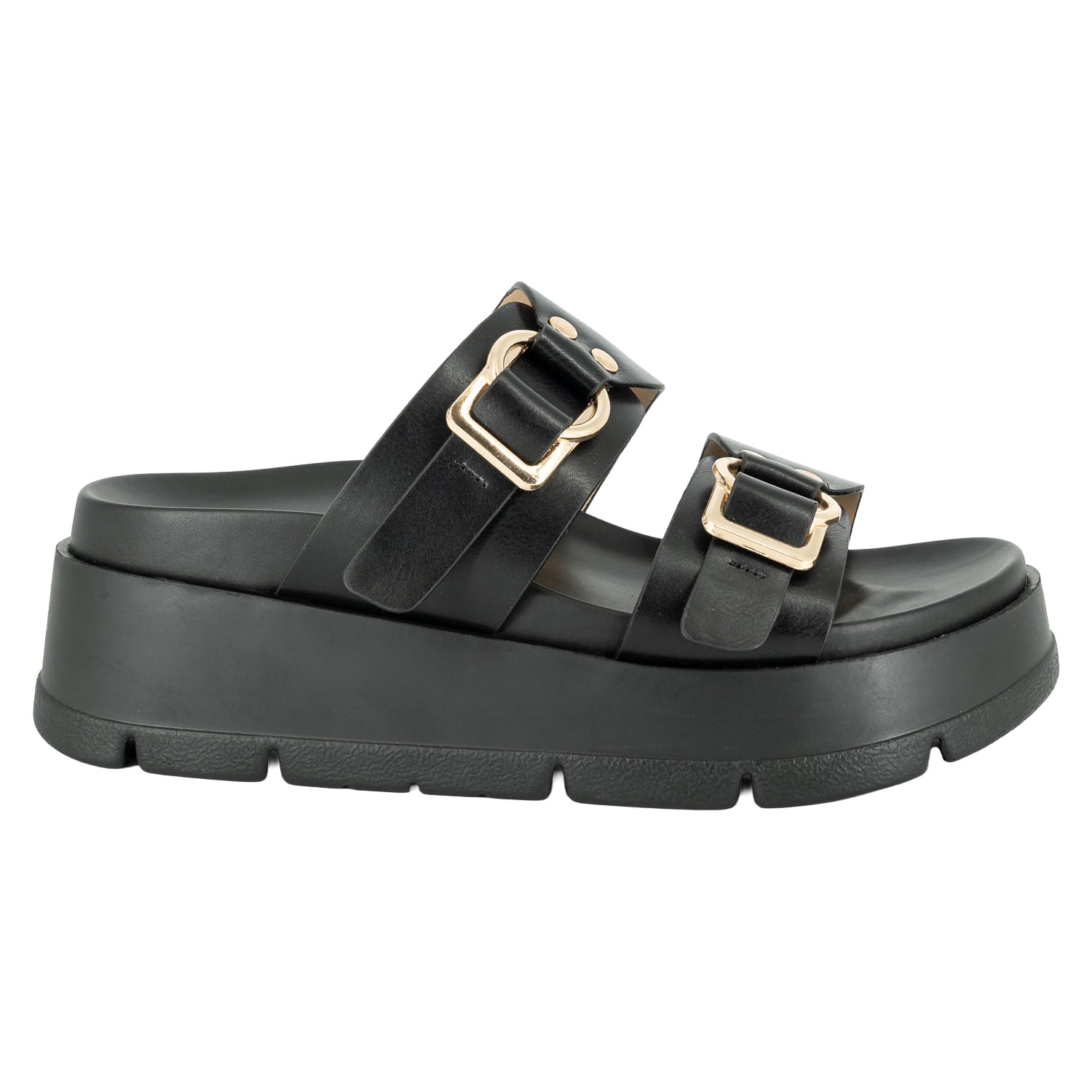 Sandalia Plataforma Kams Negro Alquimia