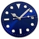 thumbnail image 2 of Dial de reloj de 28.5 mm, reemplazo para NH36/NH35 Modificación de movimiento Green Luminoso , Azul, 2 of 5