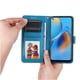 thumbnail image 5 of Funda tipo cartera FOXDOCK para OPPO A74 4G , diseño girasol en relieve, cuero PU, cierre magnético, soporte y tarjetero, 5 of 5