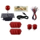 thumbnail image 1 of Kit De Bricolaje Para Juegos De Arcade De 1 Jugador, Piezas De Repuesto Con Botones A Presión De 24 Y 30 Libras, Color Rojo, 1 of 5
