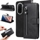 thumbnail image 1 of Funda con Cremallera para Xiaomi Poco M7 4G, Carcasa Cartera de Cuero PU con Soporte y Tarjetero, 1 of 5
