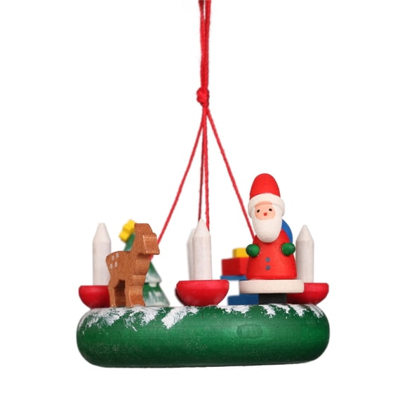 Adorno Colgante Decorativo Corona con Santa Alexander Taron