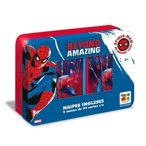 Toyng - Juego De Mesa Naipes Caja Metalica - Spiderman
