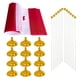 thumbnail image 3 of Paquete de 12 banderas canadienses para escritorio, pequeñas banderas canadienses para mesa de oficina con base, para decoración de hogar, oficina, festivales, eventos y celebraciones., 3 of 5