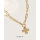 thumbnail image 2 of Collar con forma de cruz gruesa James Michelle, 45 cm, PVD dorado, 2 of 5