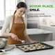 thumbnail image 5 of Juego de bandejas para hornear NutriChef XL Mega para galletas, 2 piezas, 5 of 9
