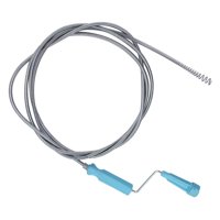 Magideal - Herramienta De Eliminación De Obstrucciones De Drenaje De Material Acero, Limpiador De Drenaje, Recogedor De Cabellero, Fregadero, Limpiador De Serpientes, Barrena 26 M