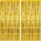 thumbnail image 1 of Cortina Metalizada KEJ YS01 2 piezas 100 x 200 cm Dorado Fiesta, 1 of 3