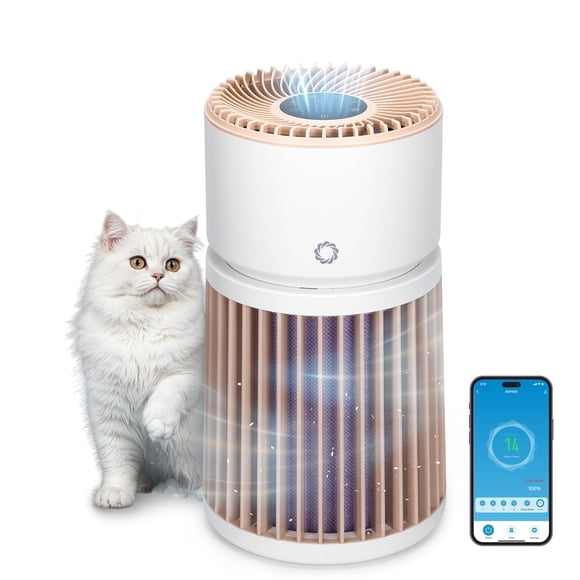 Purificador de aire para mascotas Airthereal AGH400-PET para habitaciones grandes, filtro H13