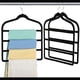 thumbnail image 3 of Colgadores para Pantalones Terciopelo 2 unidades Color Negro BoxSweden®, 3 of 4