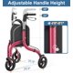 thumbnail image 3 of Andador HOMLAND Plegable de Aluminio Ligero con 3 Ruedas, 3 of 8