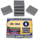 thumbnail image 1 of Gomas de borrar amasadas June Gold Grey, paquete de 6, 1 of 5