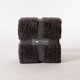 thumbnail image 3 of Frazada Sherpa King Gris Oscuro, 3 of 3