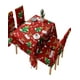 thumbnail image 1 of Juego Mantel + Fundas Sillas Navidad 7 Piezas 31O5, 1 of 3