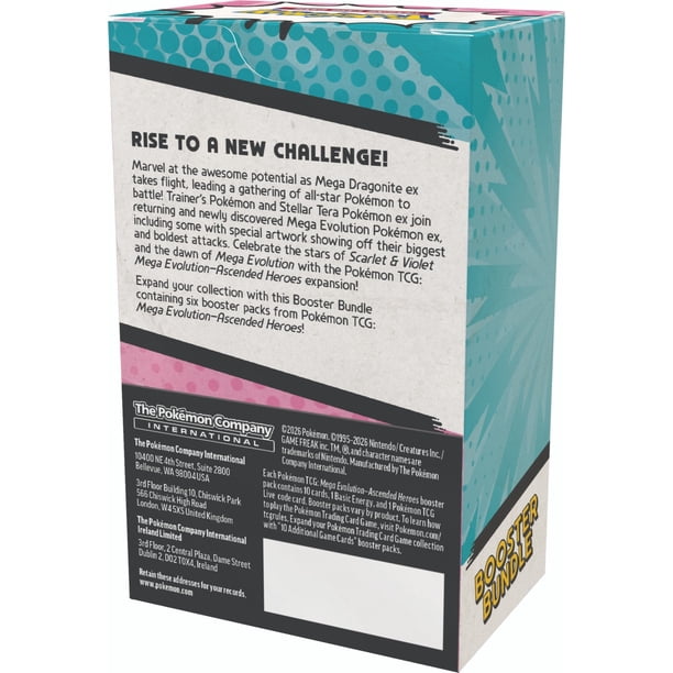 Caja de sobres Paquete de Refuerzo de Ascended Heroes | Lider