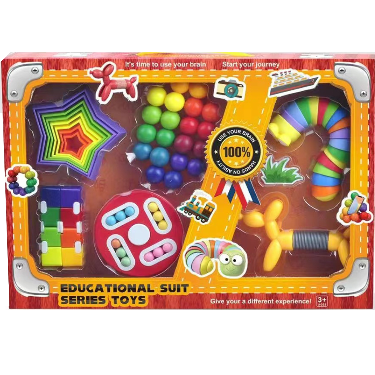 Otuti - Set De Juguetes Didácticos Sensoriales Para Niños 6 Piezas