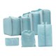 thumbnail image 5 of 7 Piezas Cubos De Embalaje Portátiles Organizadores De Viaje Para Cosméticos De Viaje Zapatos Azul Claro, 5 of 5