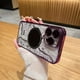 thumbnail image 1 of 1pc Applicable To Iphone14promax Phone Case New Circuit Pattern Transparent Magnetic Heat Radiating Phone Shell IP13 Ultra-Thin Hard Case, 1 of 3