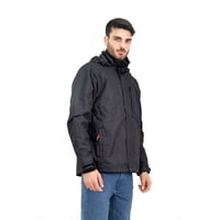 Parka Desmontable Quebec Ottawa 3 En 1 Negro