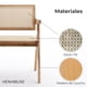 thumbnail image 2 of Silla Comedor o sitial  Chandigarh Ratán Madera Natural Venhoouse, 2 of 8