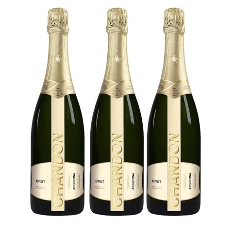 Chandon - 3 Espumantes Brut, 750 Ml, 12%