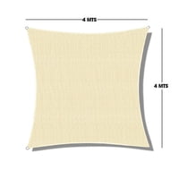 Britbox - Pack X2 Toldos Quitasol P-Uv Cuadrado 4X4 Mt Malla Beige