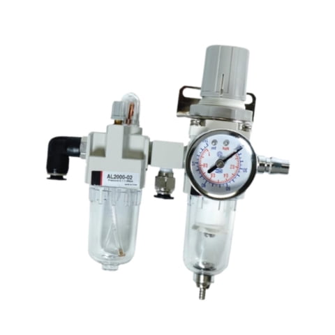 Ioensy - Separador De Agua Y Aceite Con Manómetro, Práctico Conector B Para Desmontaje De Neumáticos