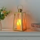 thumbnail image 1 of Farol Decorativo TRIROCKS Acero Inoxidable 30 cm Dorado, 1 of 3