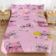 thumbnail image 2 of 3 Pieces Angela stich Bedding Comforter Set Full with 2 Pillowcases for Kids Teens Girls Women Microfiber Easy Wash Light Breathable Cozy White Base Bed Sheets, 2 of 5