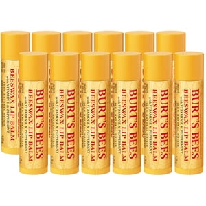 Bálsamo Labial Burt'S Bees Original Bees Beeswax, 12 Tubos, 4,25 Ml