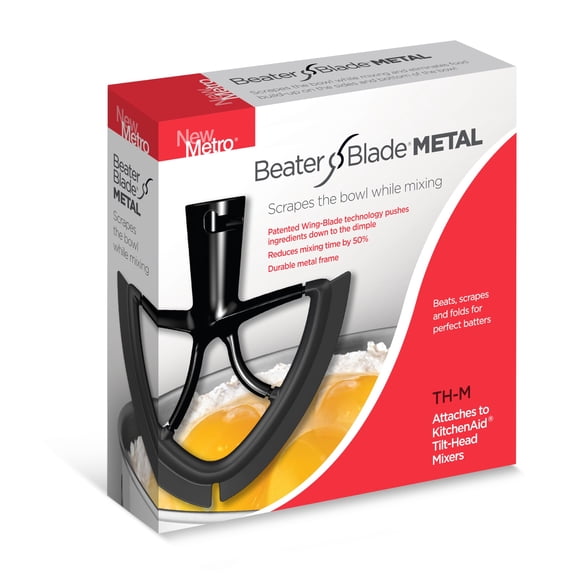 Beater Blade New Metro Design TH-M para KitchenAid de 4,5 a 5 cuartos de galón
