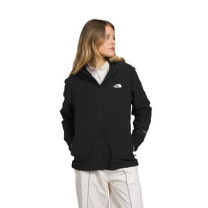 Chaqueta The North Face Shelbe Raschel De Forro Polar Con Capucha Para Mujer, Color Negro