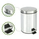 thumbnail image 3 of Papelero Basurero Acero inoxidable Pedal Cubo interior Tapa, 3 of 3