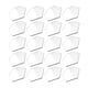 thumbnail image 4 of 20 piezas Tarjeta de licencia de nombre Tarjetas de asientos hexagonales con soporte Tarjetas de letreros de nombre Tarjetas de bricolaje para, 4 of 5