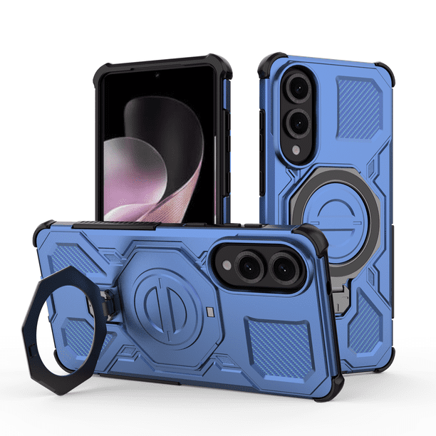 Funda FOXDOCK para Samsung Galaxy S25 Edge , magnética, ligera, soporte 360°, antigolpes