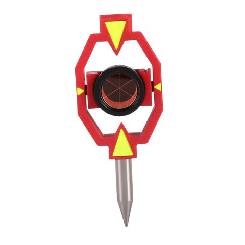 Ioensy - Mini Prisma Para Trabajos De Construcción De Campo, Construcción Al Aire Libre, Topografía Extensible De 0Mm Con Varilla