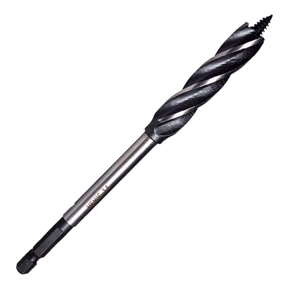 Broca 4-Puntas para Madera 16x165mm Hex. - HEMIC