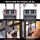 thumbnail image 5 of Caja de seguridad Master Lock para llaves de alta capacidad con combinación, 5 of 7