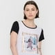 thumbnail image 3 of Polera Mujer Estampada Negro/Blanco Corona, 3 of 5