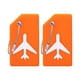 thumbnail image 4 of 2 Etiquetas De Equipaje Para Maletas Con Nombre, Tarjeta De Identificación, Etiqueta De Maleta Portátil Naranja, 4 of 5