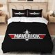 thumbnail image 1 of 3pcs MAVERICK Aircraft Silhouette Digital Print Bedding Set, 1 of 1
