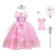thumbnail image 1 of Disfraz de princesa Aurora con accesorios para niñas de 4 a 5 años, 1 of 3