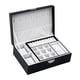 thumbnail image 5 of Joyero Organizador Con Cerradura De Cuero PU Soporte De Joya Para Anillos Negro, 5 of 5